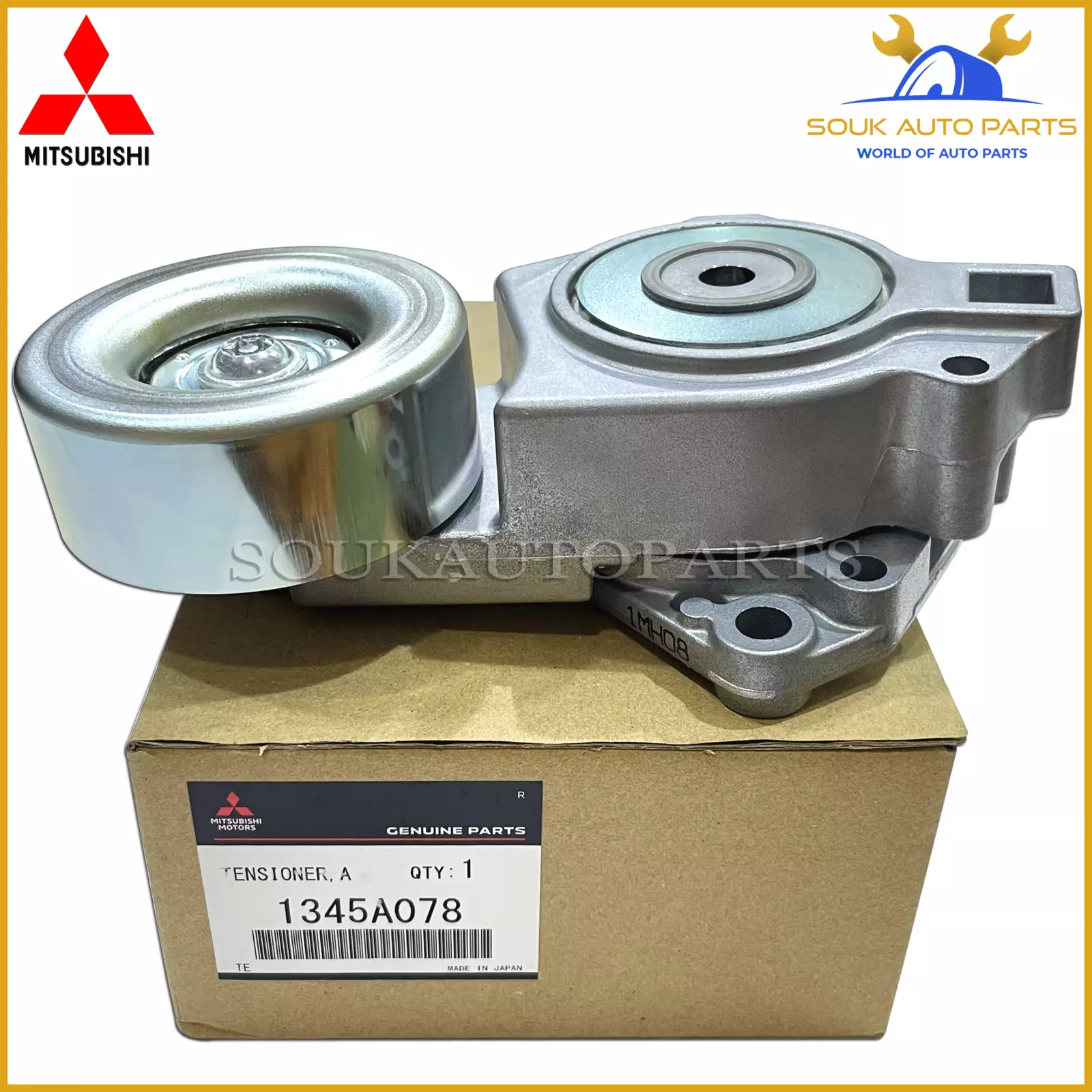 1345A078 Genuine Mitsubishi TENSIONER, ALTERNATOR BELT AUTO PAJERO