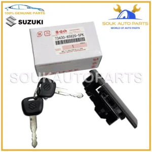73430-65820-5PK Genuine Suzuki LOCK, GLOVE BOX (BLACK) 73430658205PK