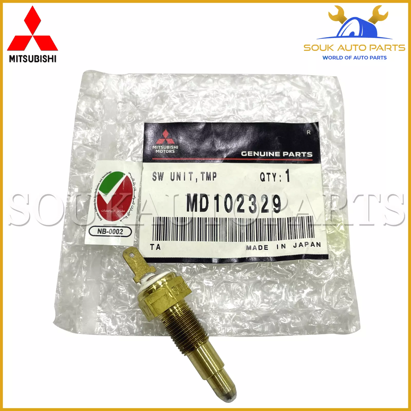 MD102329 Genuine Mitsubishi SWITCH UNIT, WATER TEMP