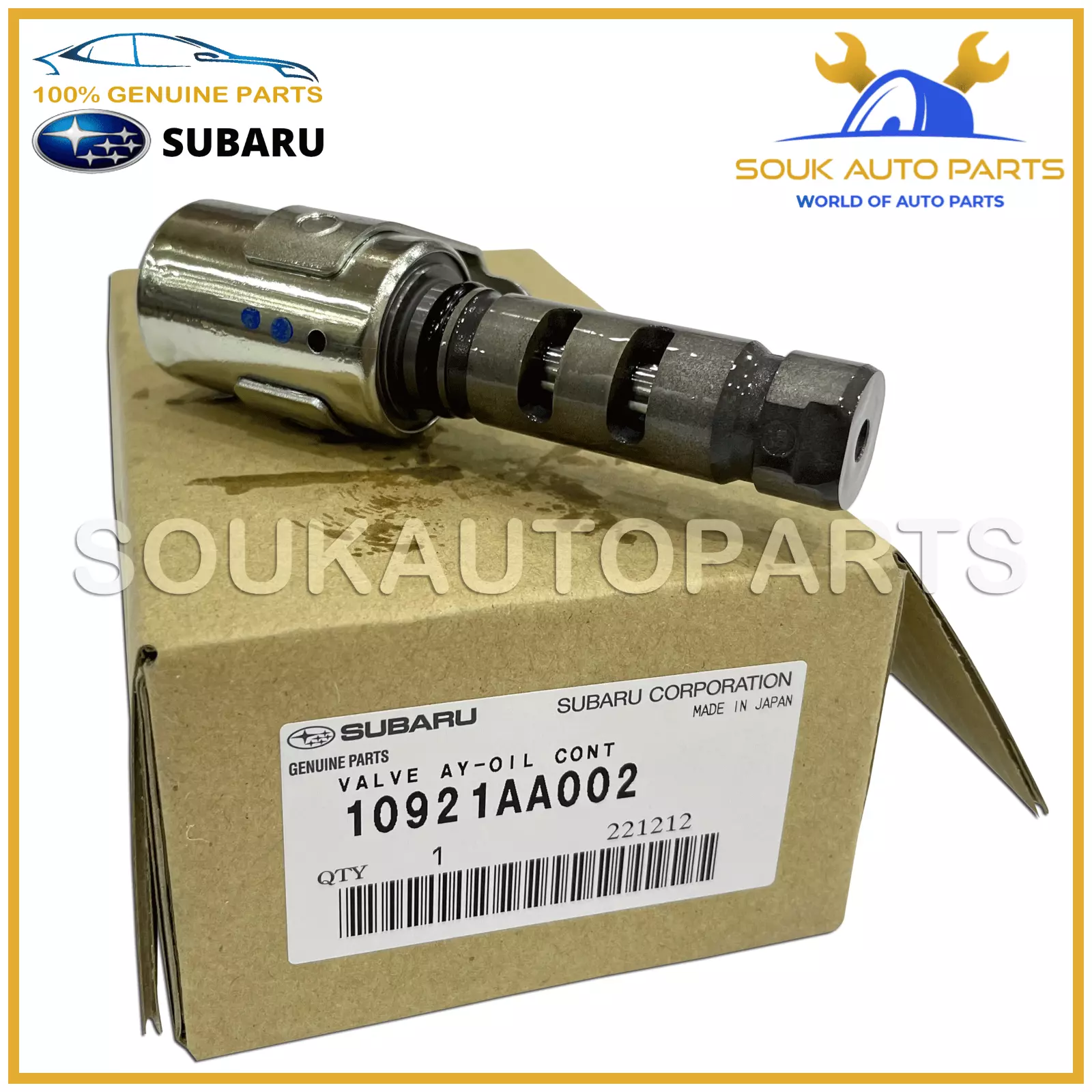 10921-AA002 Genuine Subaru OIL CONTROL VALVE ASSY 10921AA002 OEM