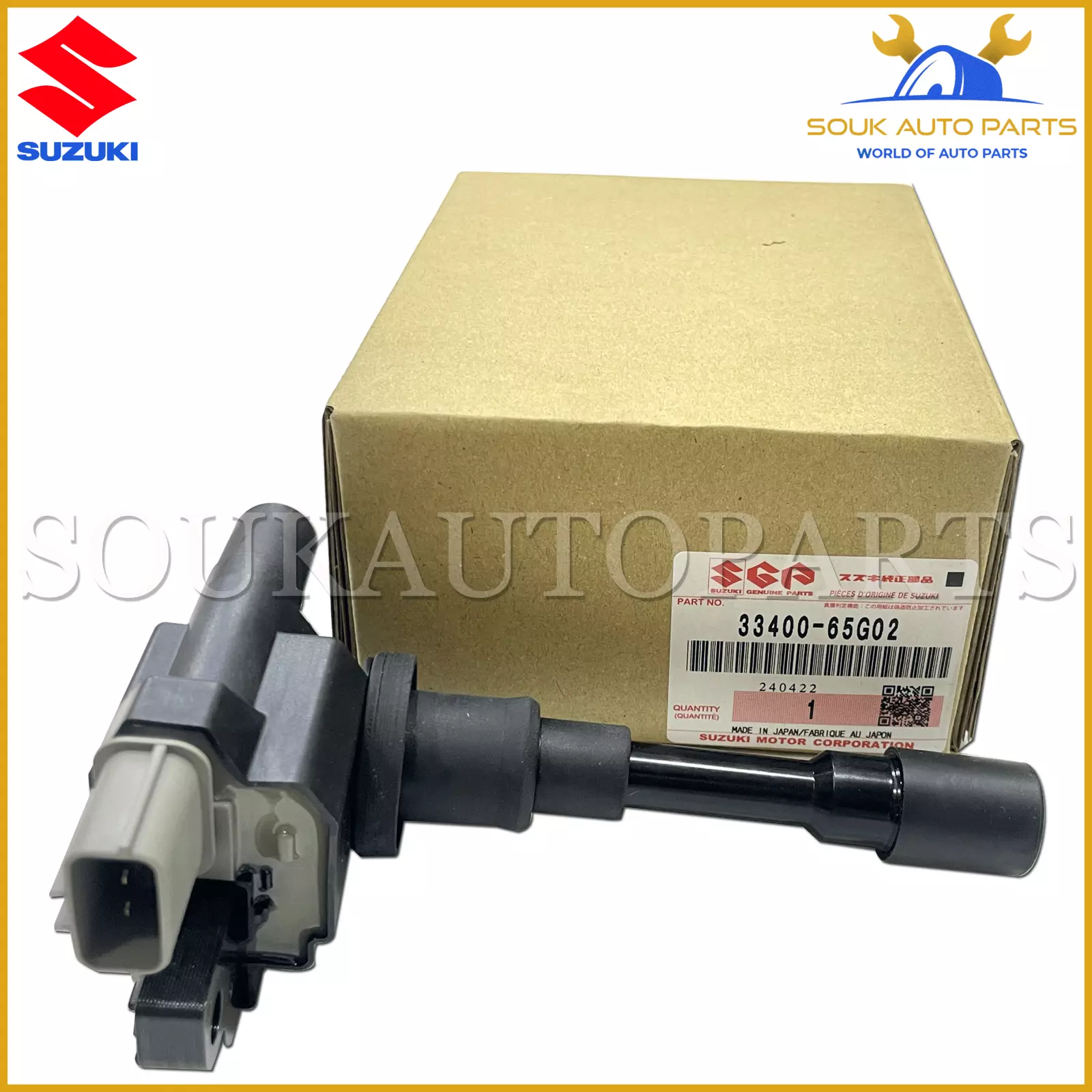 33400-65G02 Genuine Suzuki COIL ASSY, IGNITION