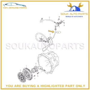 23830-64J10 Genuine Suzuki PIPE, CLUTCH OIL