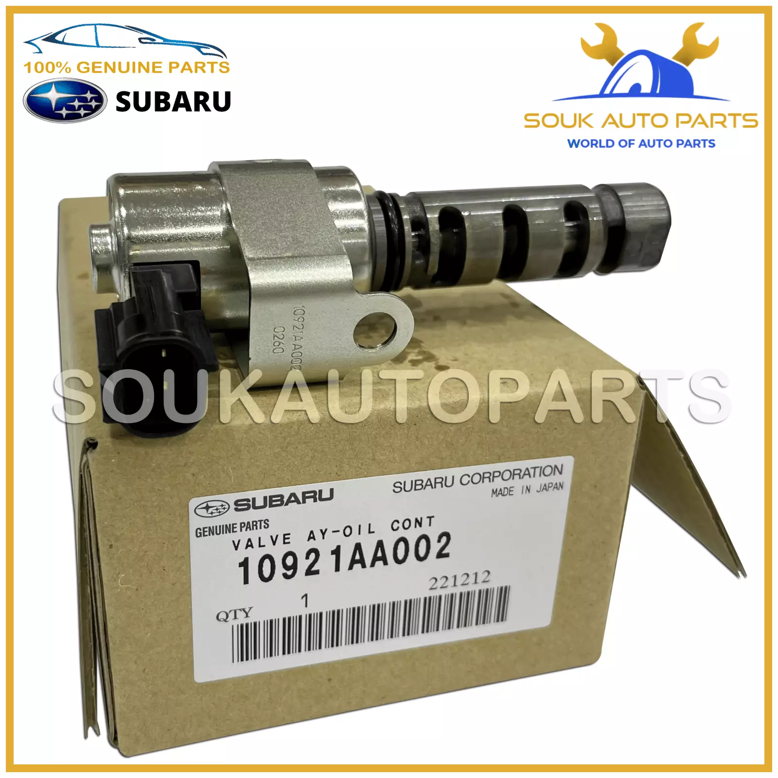 10921-AA002 Genuine Subaru OIL CONTROL VALVE ASSY 10921AA002 OEM