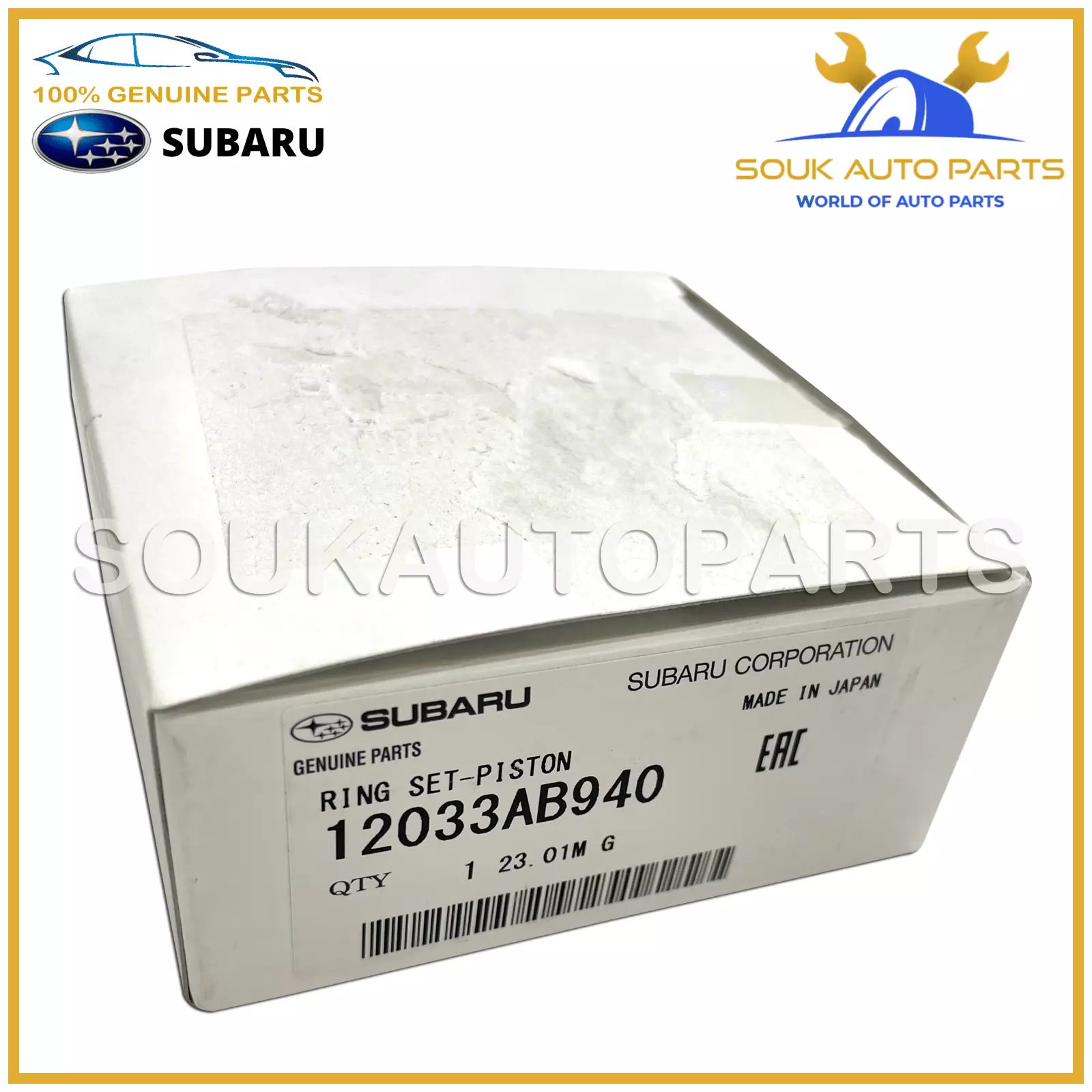 12033-AB940 Genuine Subaru RING SET-PISTON 12033AB940 IMPREZA