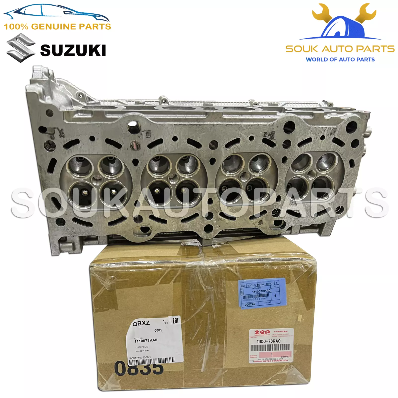 11100-78KA0 Genuine Suzuki HEAD ASSY, CYLINDER 1110078KA0 OEM