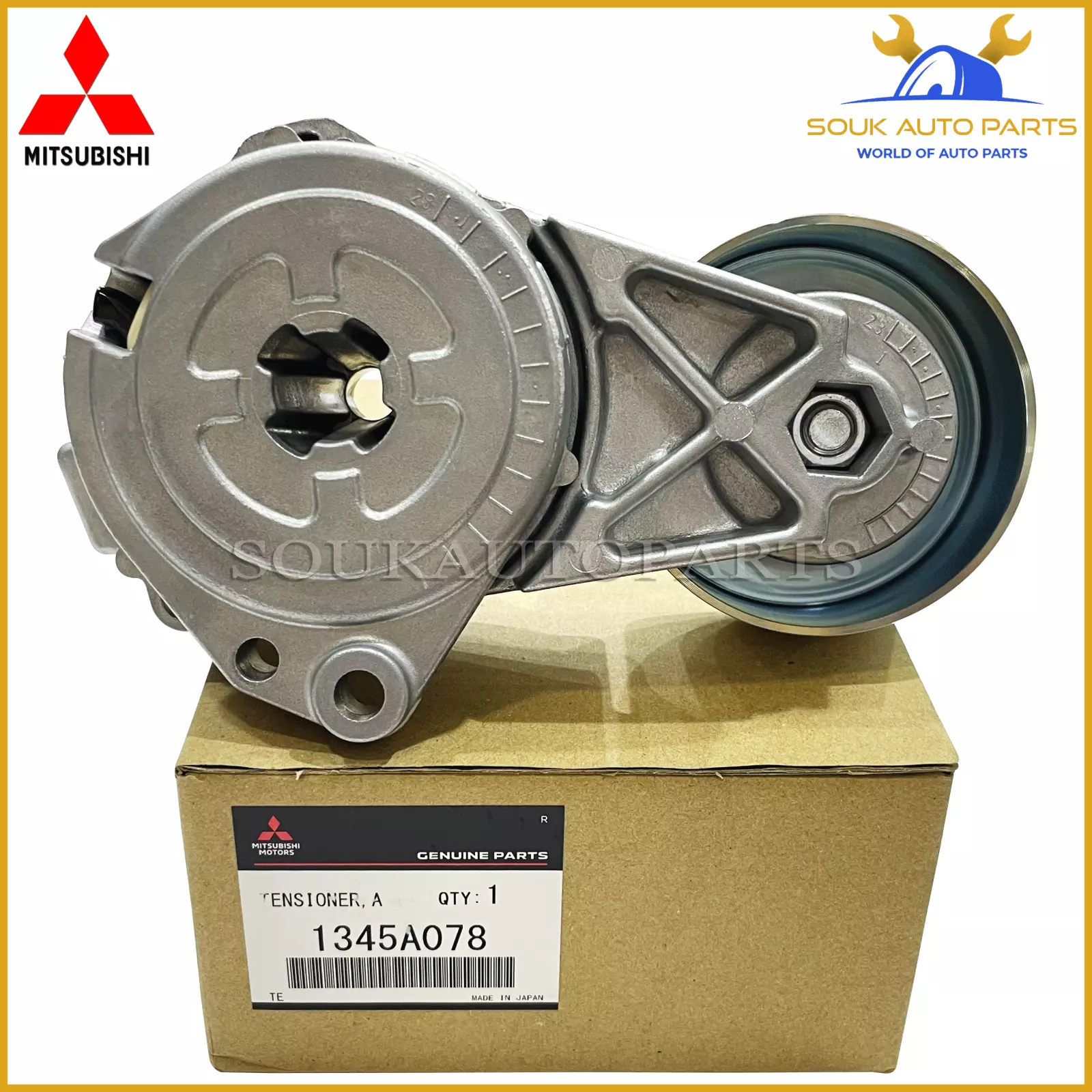 1345A078 Genuine Mitsubishi TENSIONER, ALTERNATOR BELT AUTO PAJERO