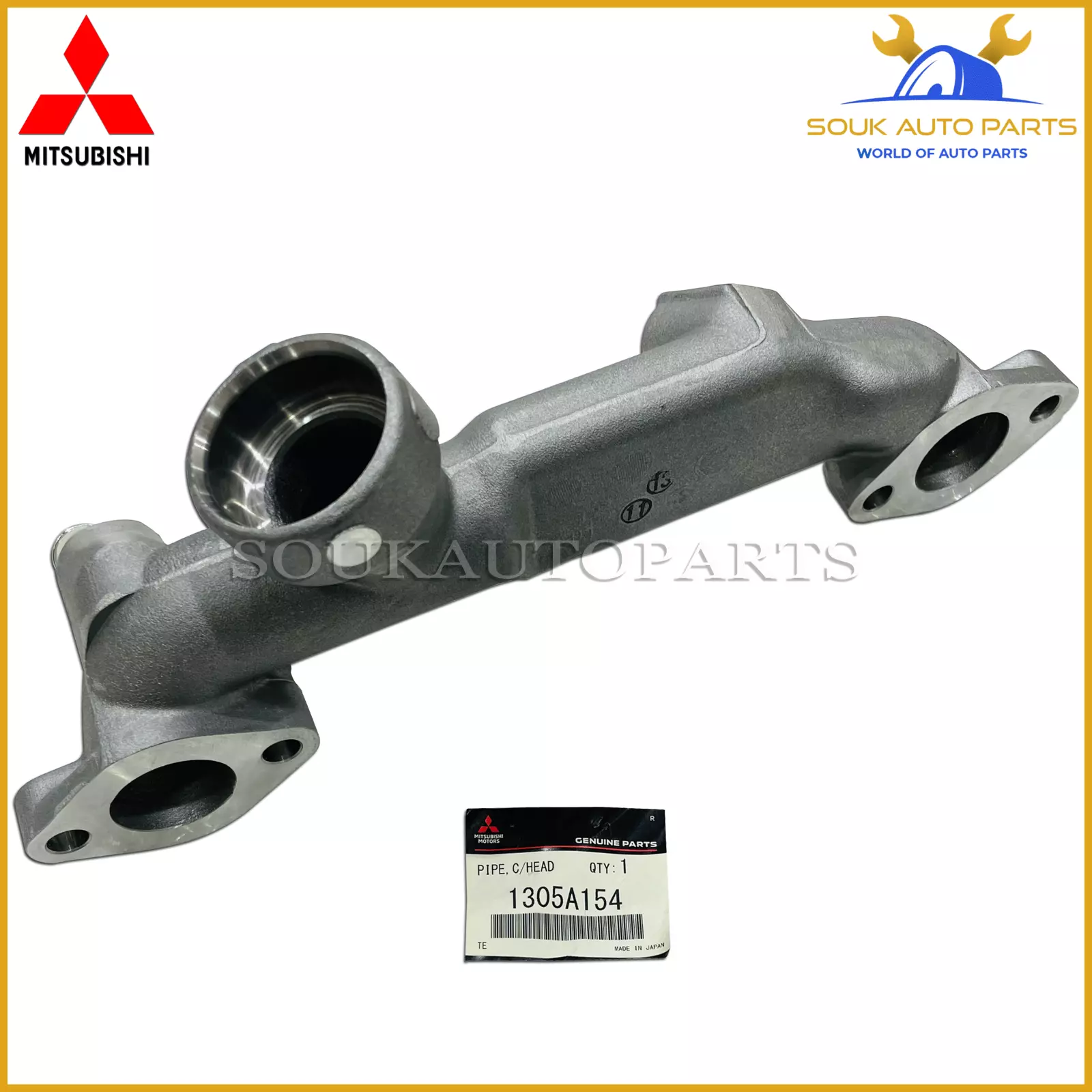 1305A154 Genuine Mitsubishi PIPE, C/HEAD WATER BY-PASS