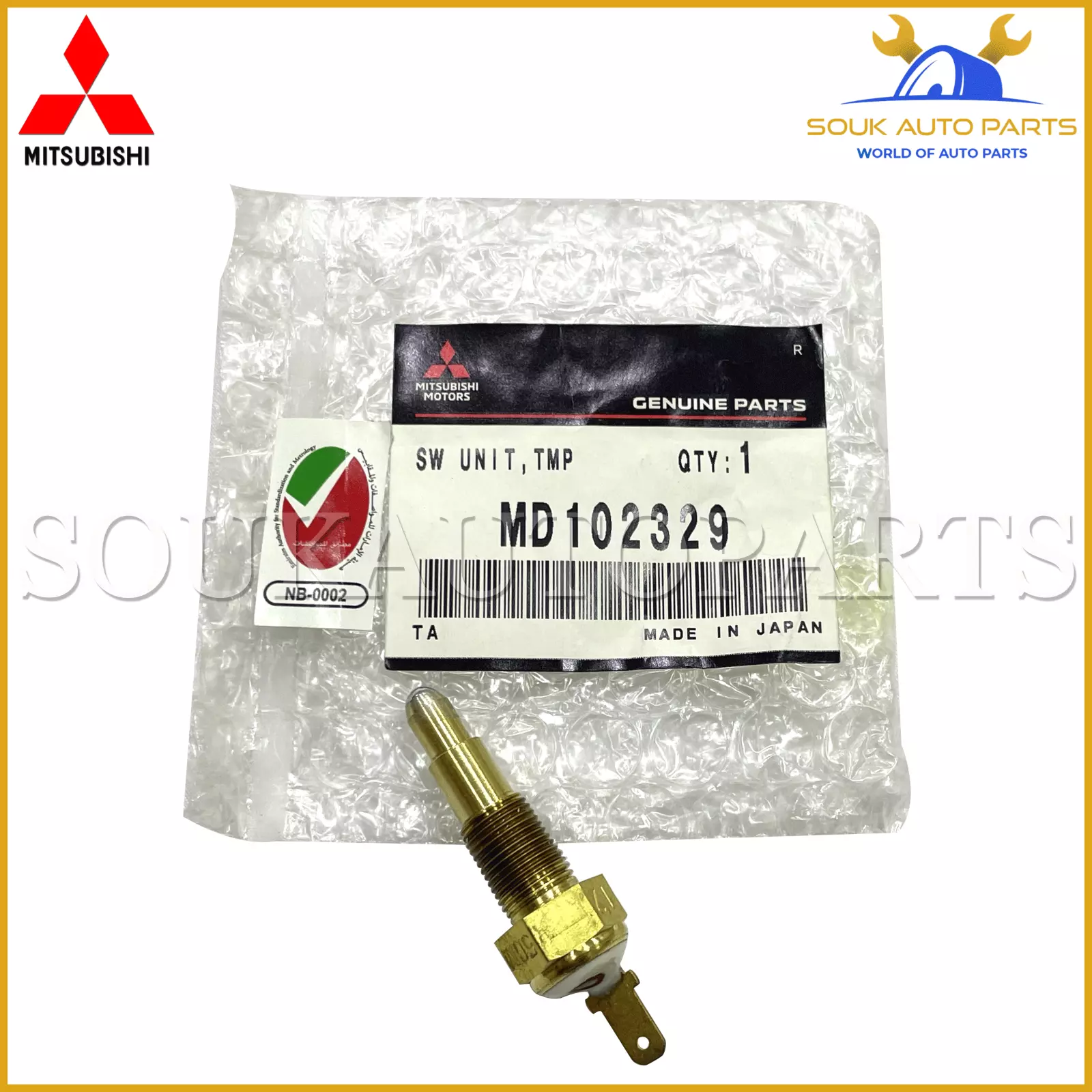 MD102329 Genuine Mitsubishi SWITCH UNIT, WATER TEMP