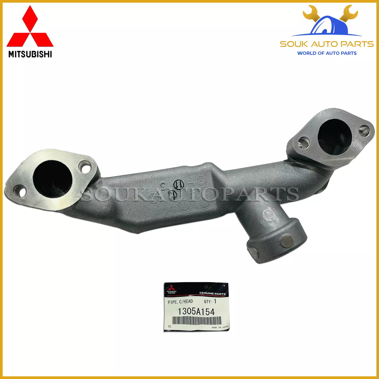 1305A154 Genuine Mitsubishi PIPE, C/HEAD WATER BY-PASS
