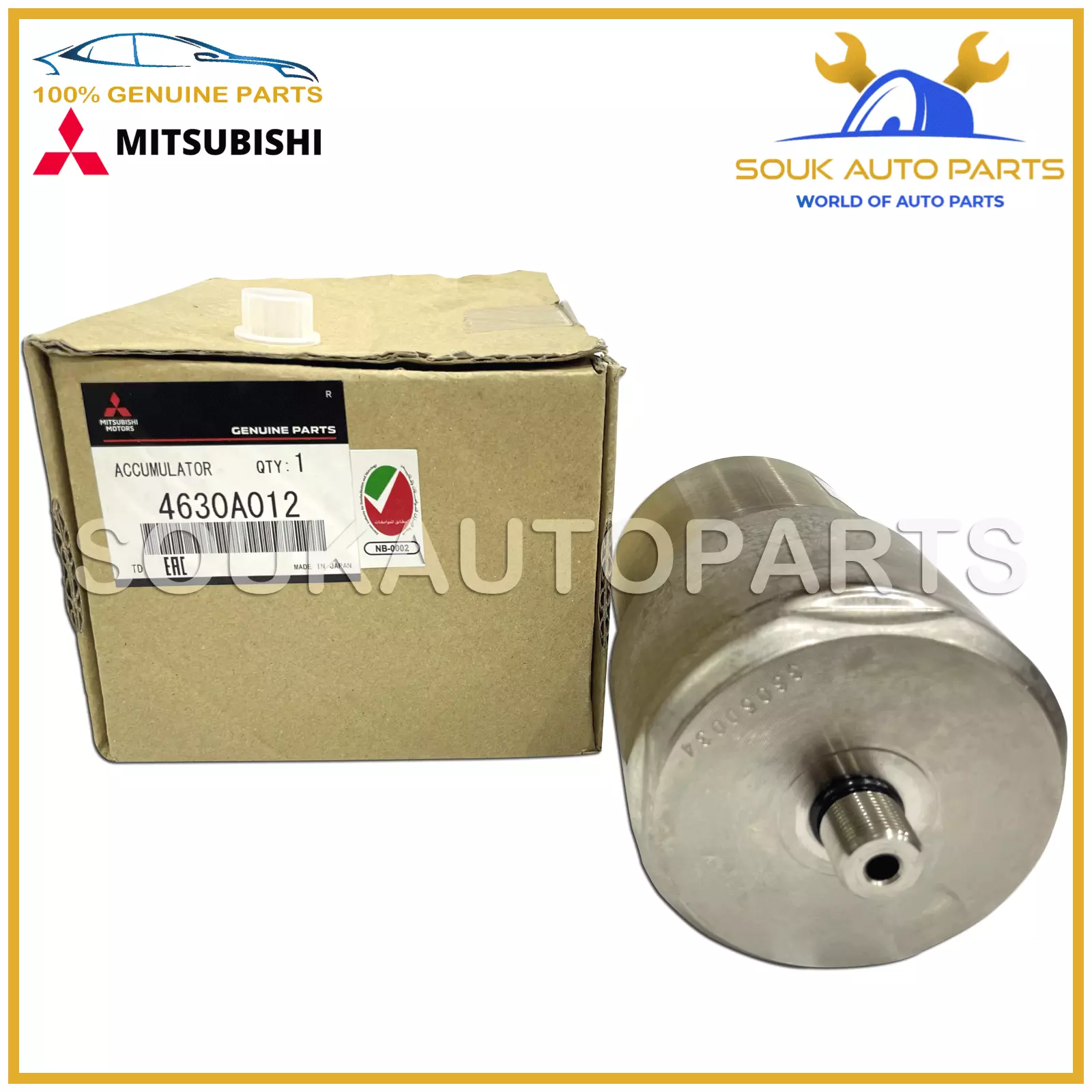 4630A012 Genuine Mitsubishi ACCUMULATOR,BRAKE BOOSTER FOR MONTERO, PAJERO
