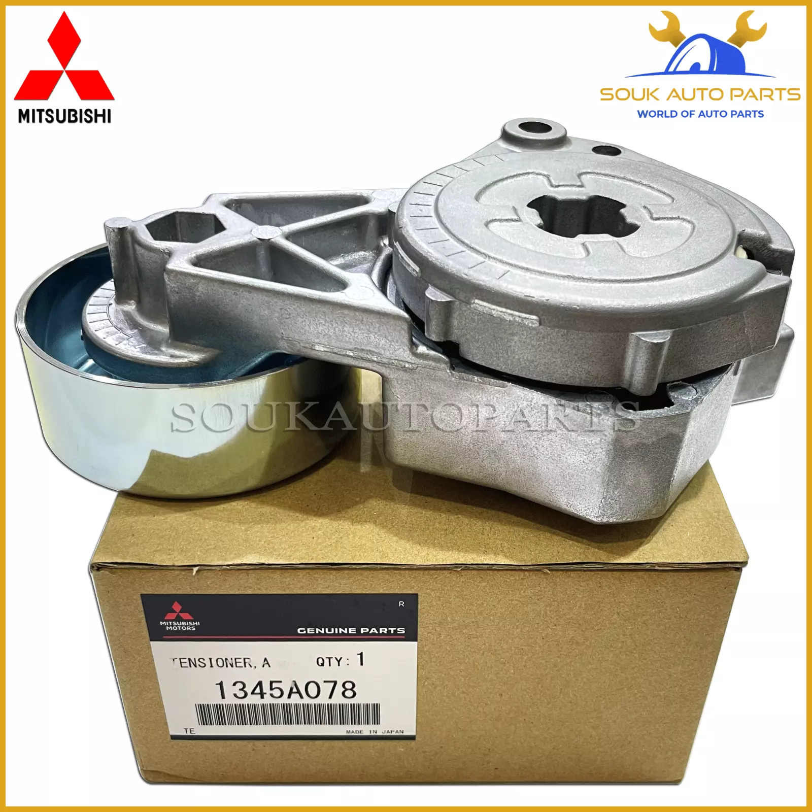 1345A078 Genuine Mitsubishi TENSIONER, ALTERNATOR BELT AUTO PAJERO