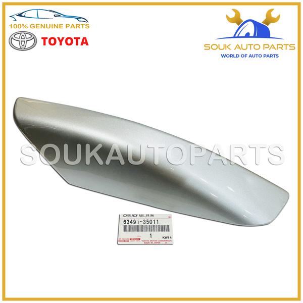 63491-35011 Genuine Toyota ROOF RACK LEG COVER, FRONT RH 4RUNNER HILUX SURF