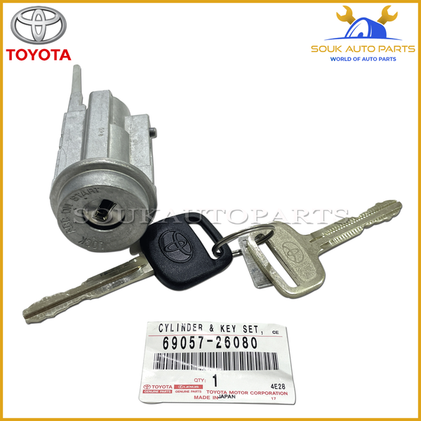 69057-26080 Genuine Toyota IGNITION SWITCH LOCK CYL & KEY SET 6905726080 HIACE