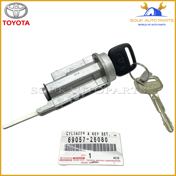 69057-26080 Genuine Toyota IGNITION SWITCH LOCK CYL & KEY SET 6905726080 HIACE