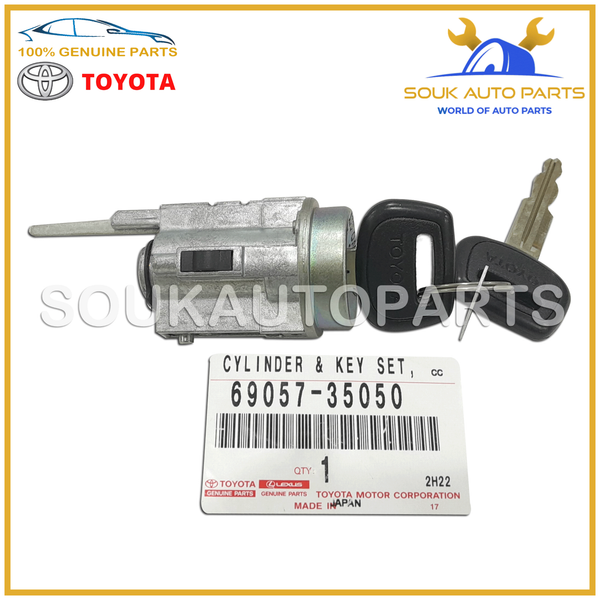 69057-35050 Genuine Toyota IGNITION SWITCH LOCK CYL & KEY SET 4RUNNER PICKUP
