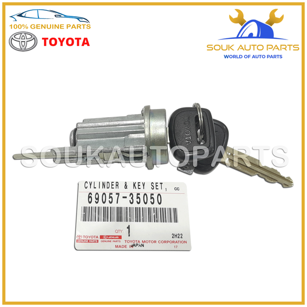 69057-35050 Genuine Toyota IGNITION SWITCH LOCK CYL & KEY SET 4RUNNER PICKUP