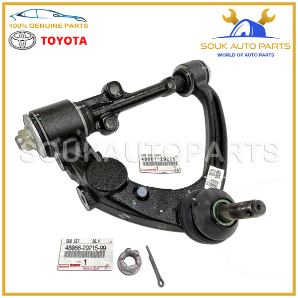 48067-29225 Genuine Toyota ARM SUB-ASSY, FRONT SUSPENSION, UPPER LH 4806729225