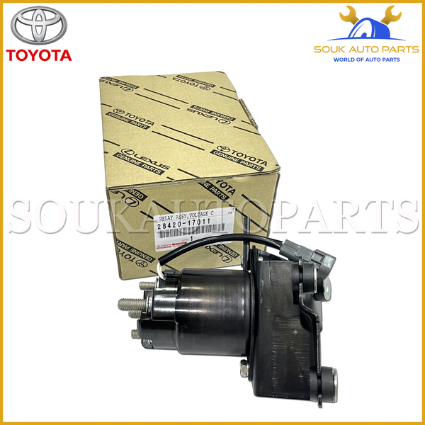 28420-17011 Genuine Toyota VOLTAGE CONVERTER RELAY ASSY 2842017011 LAND CRUISER