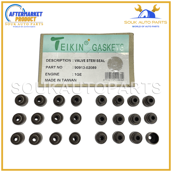 90913-02089 VALVE STEM SEAL SET 1GE/1JZ/2JZ (24 Pcs) Toyota 4RUNNER CAMRY LS400