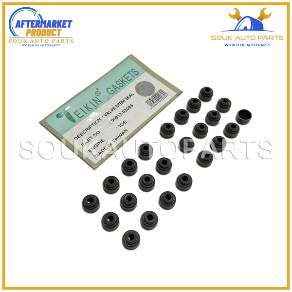 90913-02089 VALVE STEM SEAL SET 1GE/1JZ/2JZ (24 Pcs) Toyota 4RUNNER CAMRY LS400