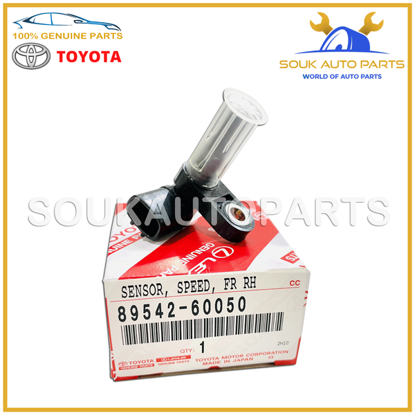 89542-60050 Genuine Toyota SENSOR SPEED RIGHT FRONT & REAR 8954260050 OEM