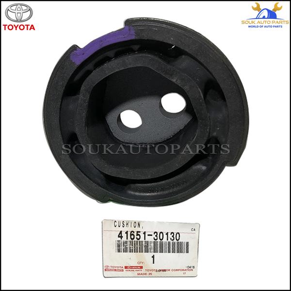 41651-30130 Genuine Toyota CUSHION, REAR DIFFERENTIAL MOUNT, NO.1 4165130130 OEM
