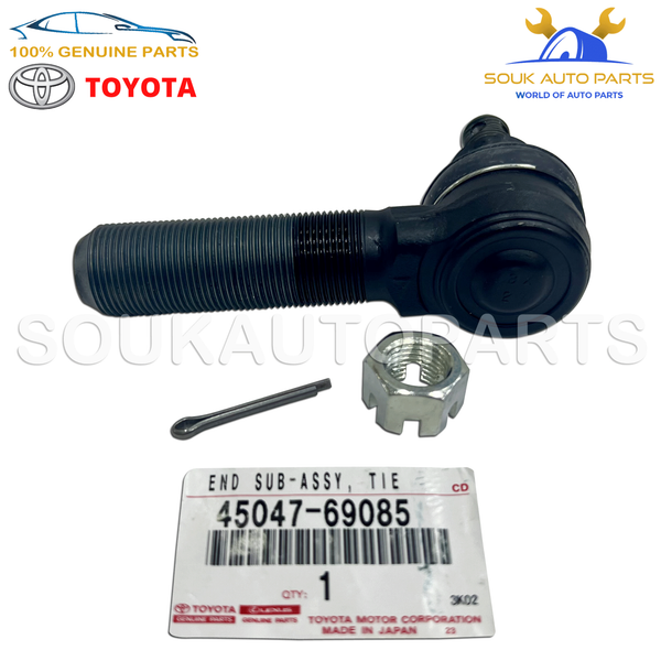 45047-69085 Genuine Toyota END SUB-ASSY, TIE ROD, RH/LH 4504769085 OEM