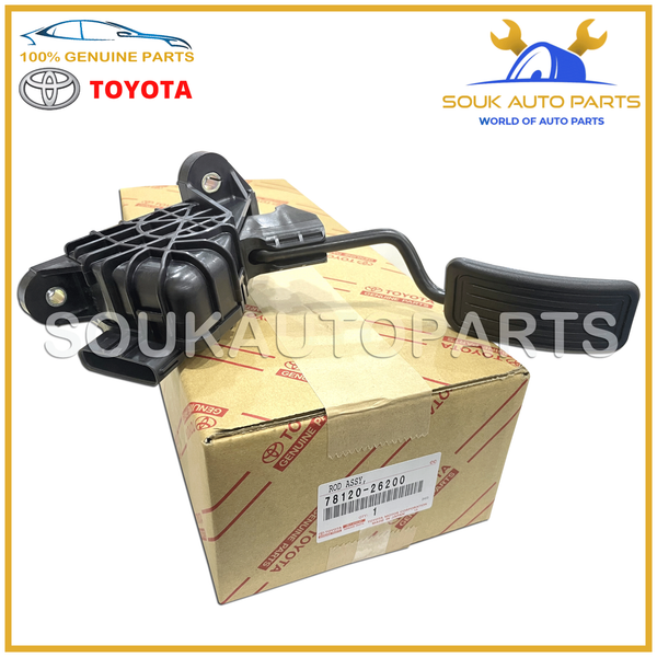 78120-26200 Genuine Toyota ROD ASSY, ACCELERATOR PEDAL 7812026200 OEM