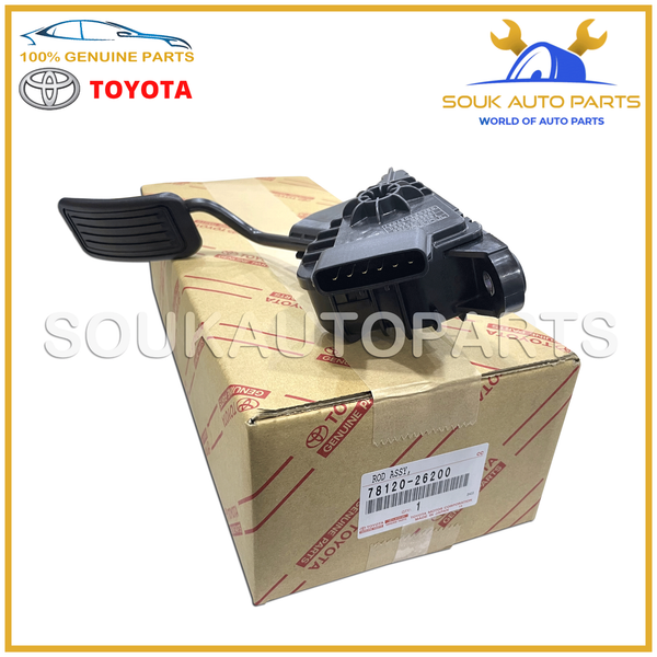 78120-26200 Genuine Toyota ROD ASSY, ACCELERATOR PEDAL 7812026200 OEM