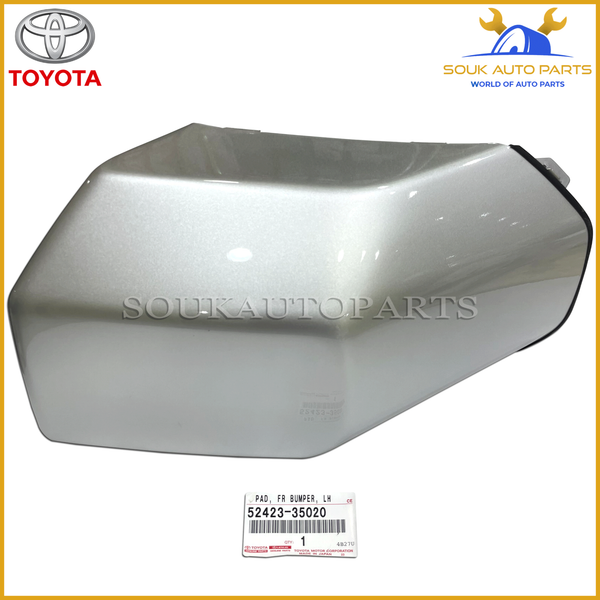 52423-35020 Genuine Toyota PAD, FRONT BUMPER, LH 5242335020 OEM