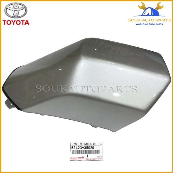 52423-35020 Genuine Toyota PAD, FRONT BUMPER, LH 5242335020 OEM