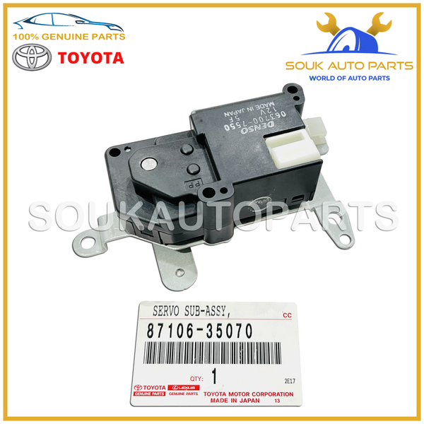 87106-35070 Genuine Toyota DAMPER SERVO SUB ASSY 8710635070 OEM