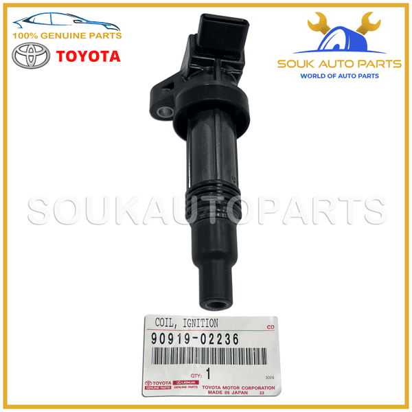 90919-02236 Genuine Toyota COIL ASSY, IGNITION 9091902236 OEM