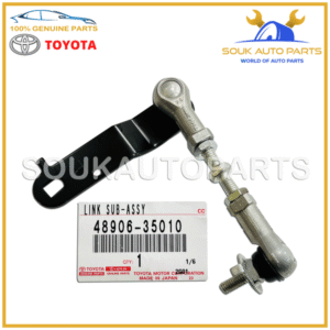 48906-35010 Genuine Toyota LINK ASSY, HEIGHT CONTROL SENSOR, RR 4890635010 OEM