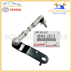 48906-35010 Genuine Toyota LINK ASSY, HEIGHT CONTROL SENSOR, RR 4890635010 OEM
