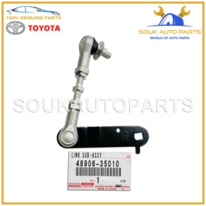 48906-35010 Genuine Toyota LINK ASSY, HEIGHT CONTROL SENSOR, RR 4890635010 OEM