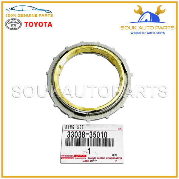 33038-35010 Genuine Toyota RING SET, SYNCHRONIZER, NO.2 3303835010 OEM