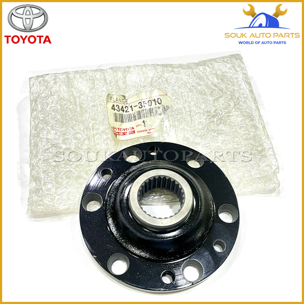 43421-35010 Genuine Toyota FLANGE, FRONT AXLE OUTER SHAFT, RH/LH 4342135010