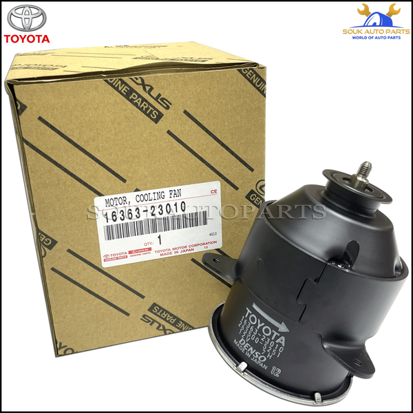 16363-23010 Genuine Toyota MOTOR, COOLING FAN 1636323010 OEM
