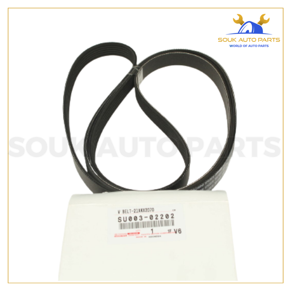 SU003-02202 Genuine Toyota BELT, V(FOR FAN & ALTERNATOR) SU00302202 OEM