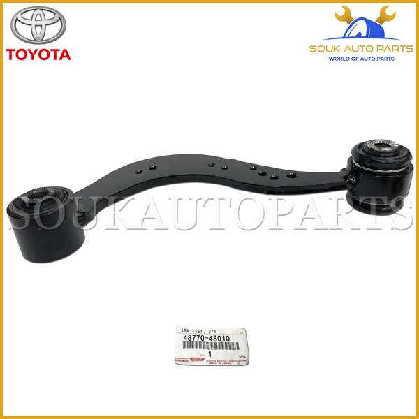 48770-48010 Genuine Toyota ARM ASSY, UPPER CONTROL, REAR, RH/LH 4877048010 OEM