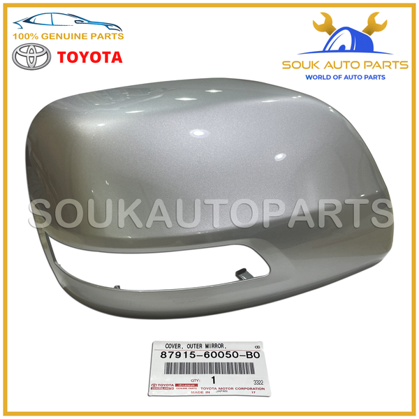 87915-60050-B0 Genuine Toyota COVER, OUTER MIRROR, RH OEM LAND CRUISER PRADO