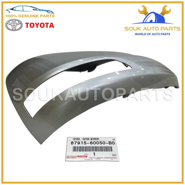 87915-60050-B0 Genuine Toyota COVER, OUTER MIRROR, RH OEM LAND CRUISER PRADO