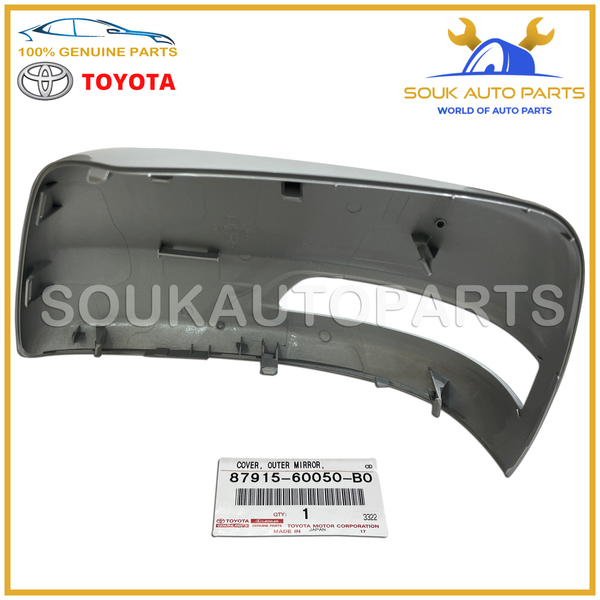 87915-60050-B0 Genuine Toyota COVER, OUTER MIRROR, RH OEM LAND CRUISER PRADO