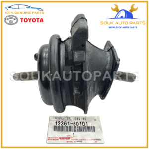 12361-50101 Genuine Toyota INSULATOR, ENGINE MOUNTING, FRONT 1236150101 OEM