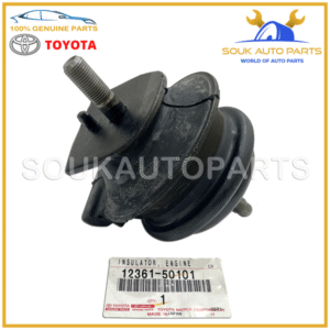 12361-50101 Genuine Toyota INSULATOR, ENGINE MOUNTING, FRONT 1236150101 OEM