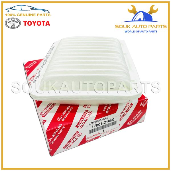 17801-21050 Genuine Toyota ELEMENT SUB-ASSY, AIR CLEANER FILTER Lexus NX200