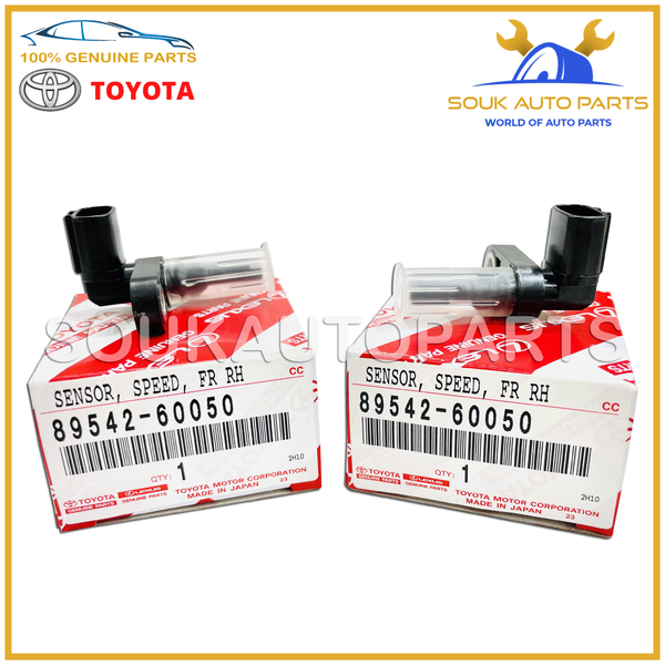89542-60050 Genuine Toyota SENSOR SPEED RIGHT FRONT & REAR (2Pcs) 8954260050 OEM
