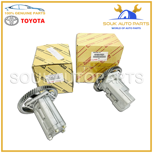 15100-51021 151A0-51020 Genuine Toyota OIL PUMP & PUMP ASSY, SCAVENGING 1VD-FTV