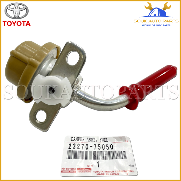 23270-75050 Genuine Toyota DAMPER ASSY, FUEL PRESSURE PULSATION 2327075050 OEM